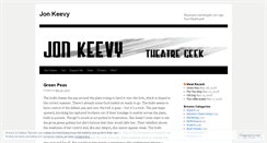 Desktop Screenshot of jonkeevy.com